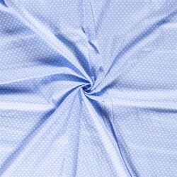 Cotton poplin hearts 5mm - ice blue