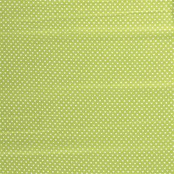 Coton-Popeline Cœurs 5mm - vert printemps