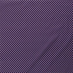 Cotton Poplin Hearts 5mm - purple