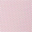 Baumwolle Herzen 5mm - weiß rot