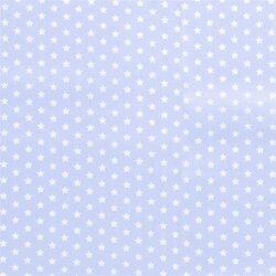 Cotton Poplin Stars 10mm - hemel (lichtblauw)