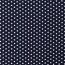 Cotton poplin stars 10mm - midnight blue