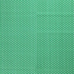 Cotton poplin stars 10mm - green