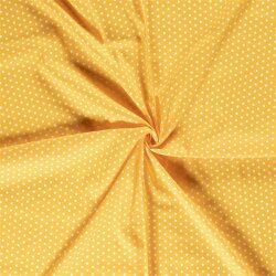 Baumwolle Sterne 10mm - gelb