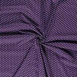 Étoiles de popeline de coton 10mm - violet