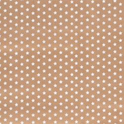 Baumwolle Sterne 10mm - beige