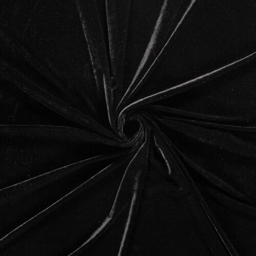 Stretch Velvet *Marie* - black