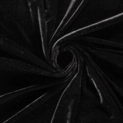 Stretch Velvet *Marie* - black