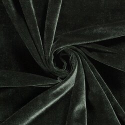 Stretch velvet *Marie* - fir