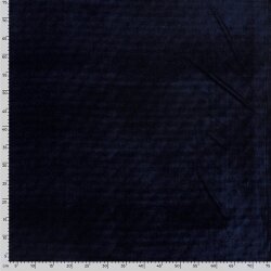 Stretch Samt *Marie* Uni - nachtblau