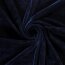 Stretch Samt *Marie* Uni - nachtblau