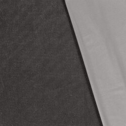 Velours extensible *Marie* - gris foncé