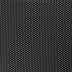 Cotton poplin stars 10mm - black