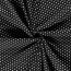 Estrellas de popelina de algodón 10mm - negro