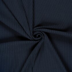 Tricot côte *Marie* - bleu foncé