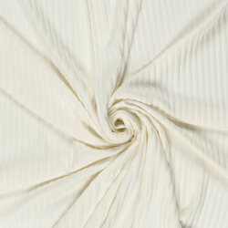 Tricot côte *Marie* - crème - blanc