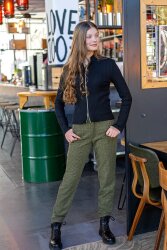 Rib breisel *Marie* - zwart