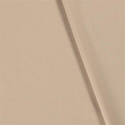 Baumwollstoff Fahnentuch Cretonne *Marie* Uni - beige