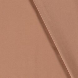 Baumwollstoff Fahnentuch Cretonne *Marie* Uni - lehm