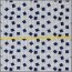 Viscose jersey Abstracte stippen wit/middernachtblauw