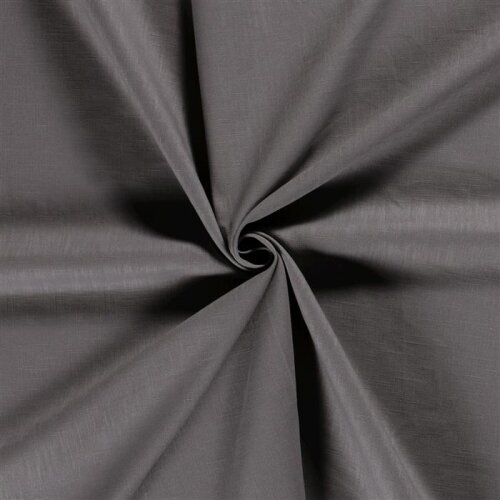 Linen *Marie* Uni - steel grey