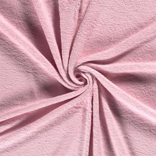 Terrycloth Uni soft rosa