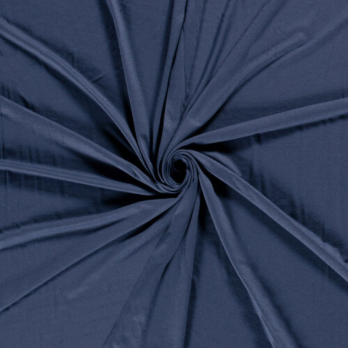 Viskose Jersey *Marie* Uni - jeansblau