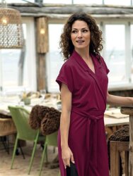 Maillot viscose *Marie* - bordeaux