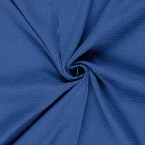 Muslin Uni *Marie* - royal blue