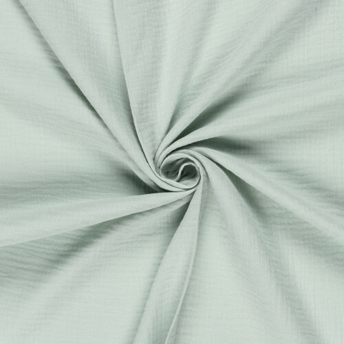 Musselin Uni *Marie* - schatten grün