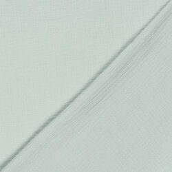 Musselin Uni *Marie* - schatten grün