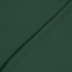 Muslin Uni *Marie* - dark forest green
