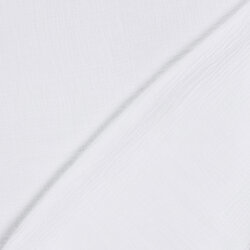 Musselin Uni *Marie* - weiss