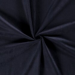 Broad corduroy *Marie* coarse - midnight blue