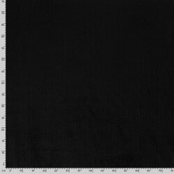 Wide corduroy *Marie* coarse - black