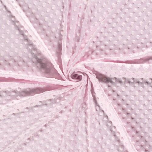 Toison Minky *Marie* - rose tendre