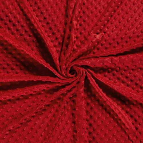 Minky Fleece *Marie* - rojo