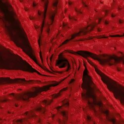 Minky Fleece *Marie* - red