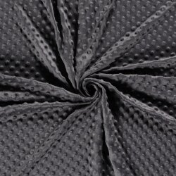 Minky Fleece *Marie* - gris acero oscuro