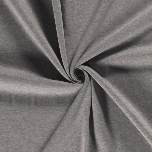 Winter sweat *Marie* brushed heavy quality - light grey mottled