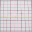 Jersey di cotone Check Lines Rhubrab rosso