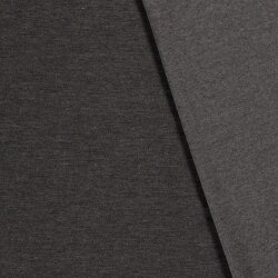 French Terry *Marie* Uni - dark grey mottled
