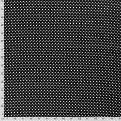 Corazones de popelina de algodón 5mm - negro