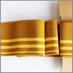 Cuffs Boord Cuffs Stripes mustard/yellow