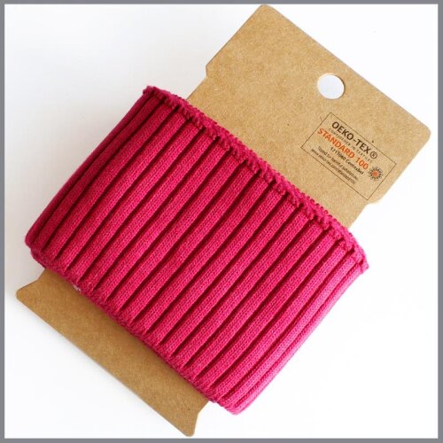 Bündchen Boord Cuffs Grob pink