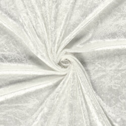 Pannesamt *Marie* Uni - creme