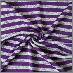 Rayures polaires tricotées violet