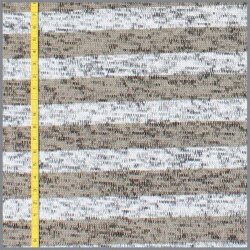 Knitted fleece stripes khaki