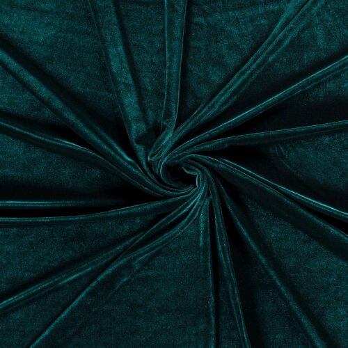 Stretch velvet *Marie* - benzine
