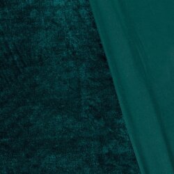 Stretch velvet *Marie* - benzine